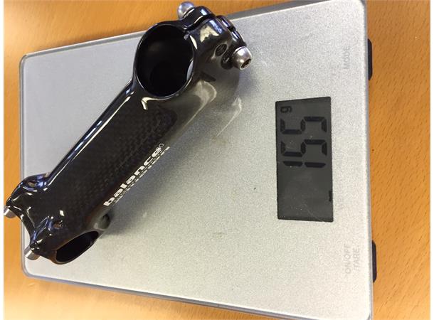 Balance Styrestem 1 1/8" 120mm Alu/Carbon wrap, for 25.4mm styre